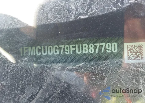 2015 Ford Escape Se z USA, uszkodzony, nr VIN 1FMCU0G79FUB87790